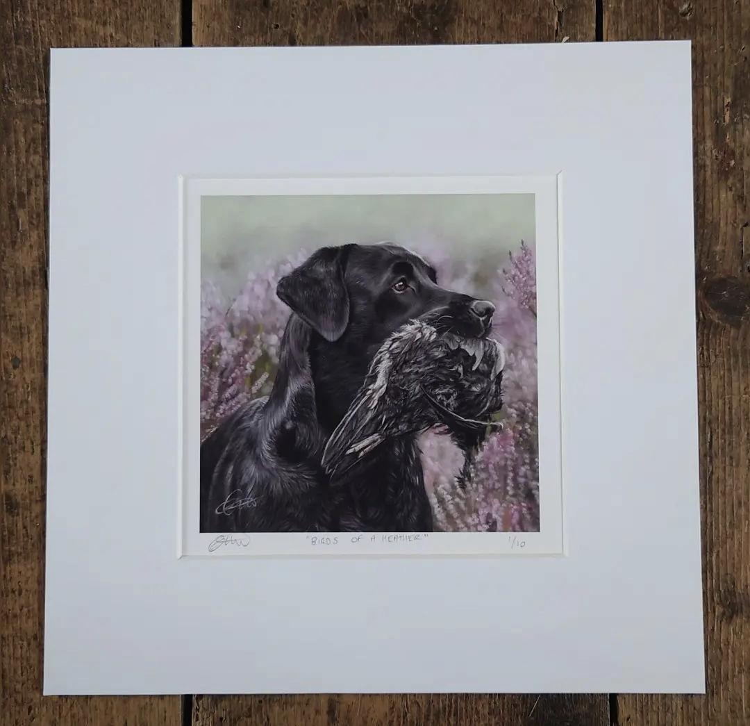 "Birds Of A Heather" Mini Print