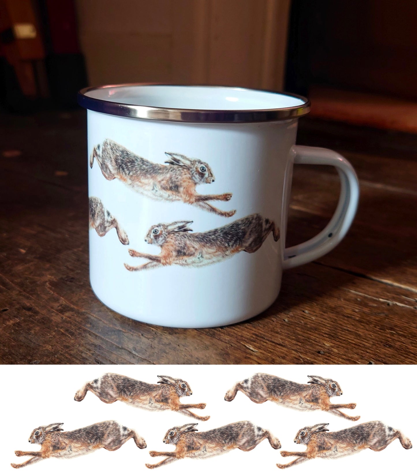 Running Hare Mug