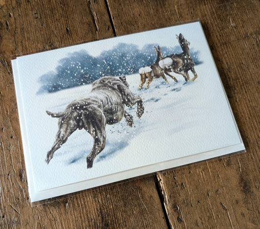 "Reaper & The Roe" Greeting Card