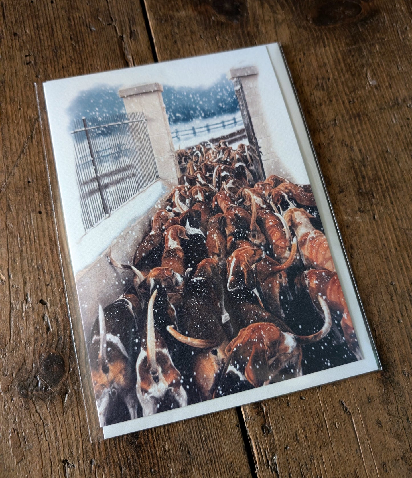 "Winter Traffic" Greeting Card