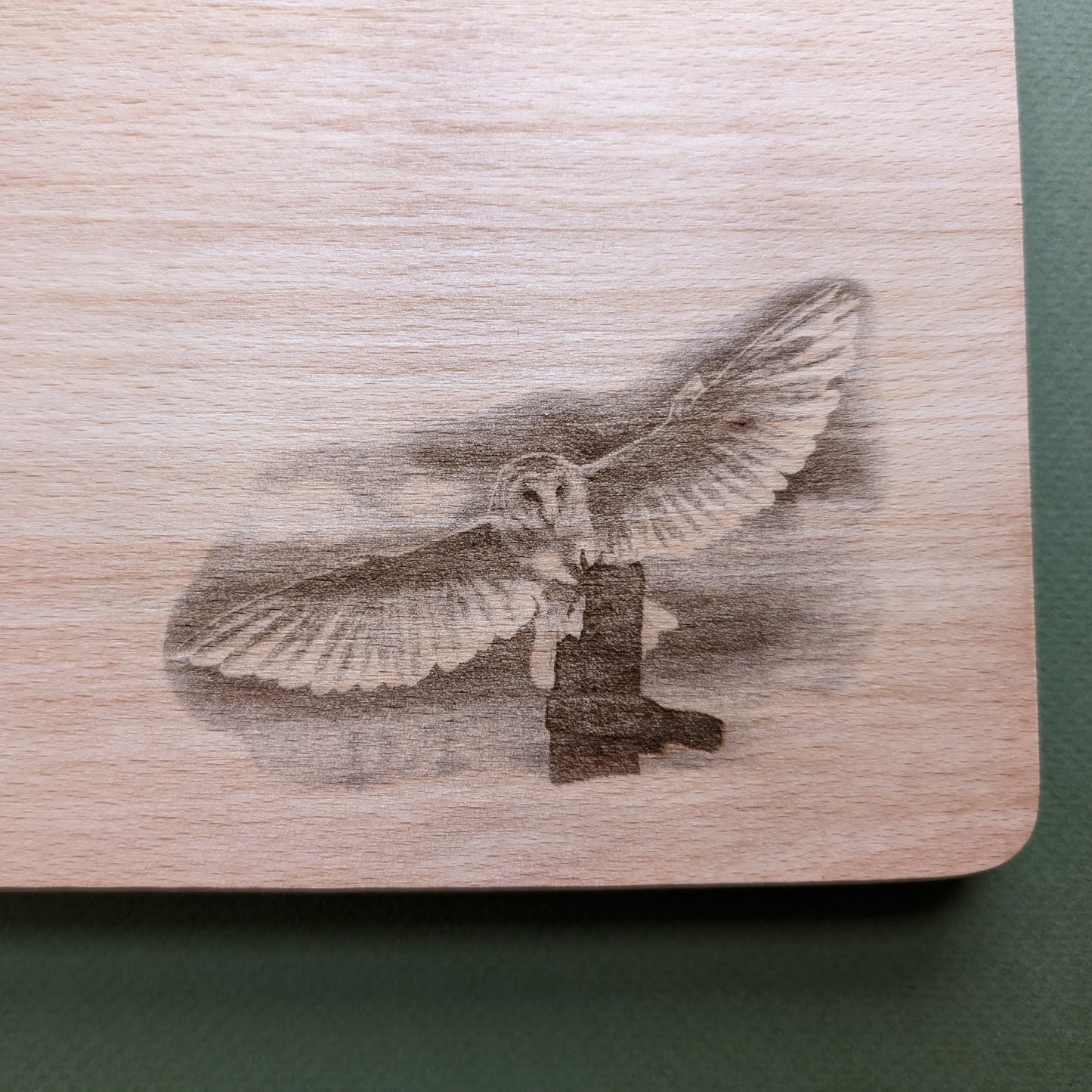Barn Owl Chopping Board