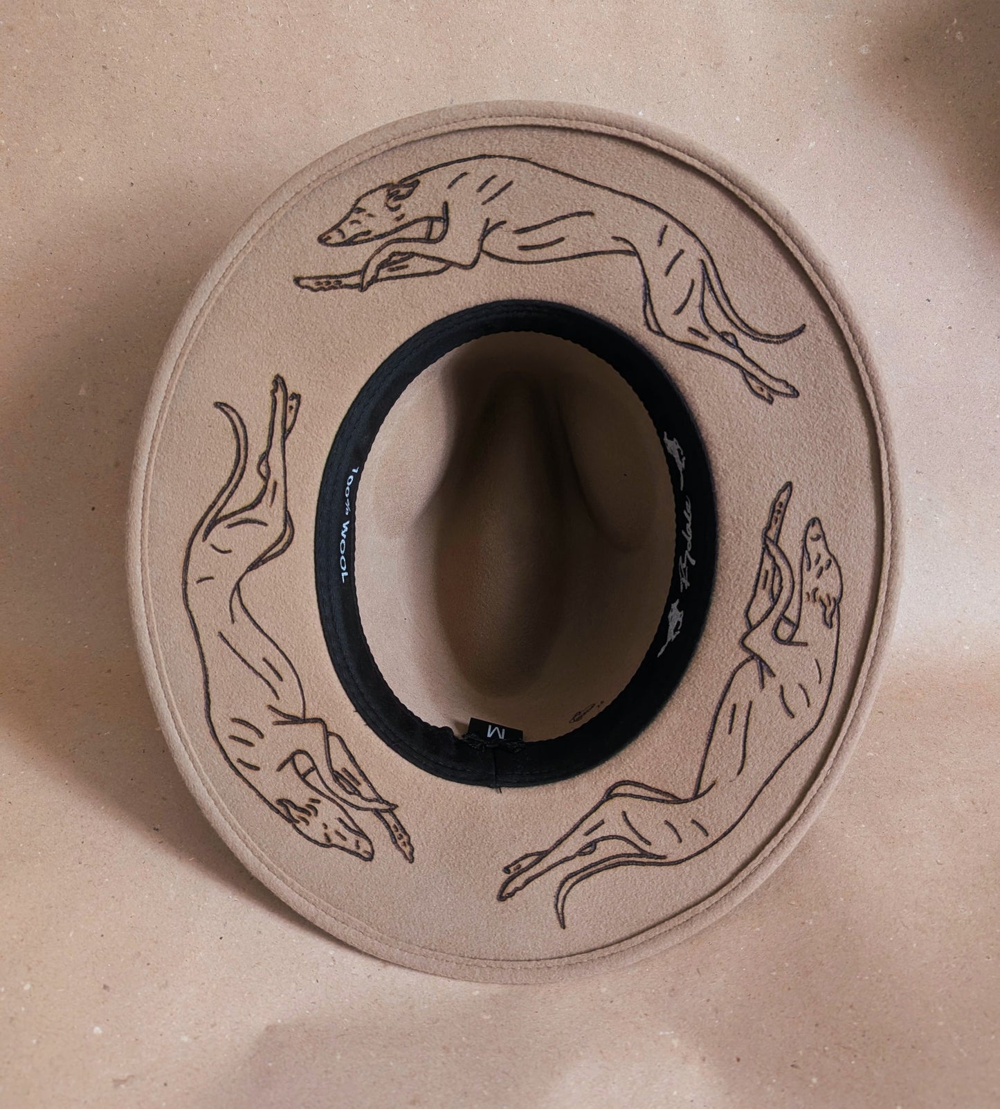 Greyhounds Felt Hat (Ladies Size M)