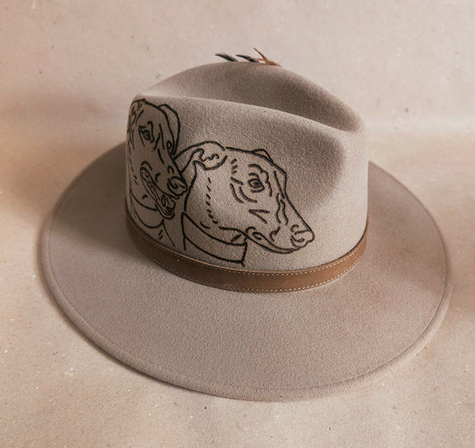 Greyhounds Felt Hat (Ladies Size M)