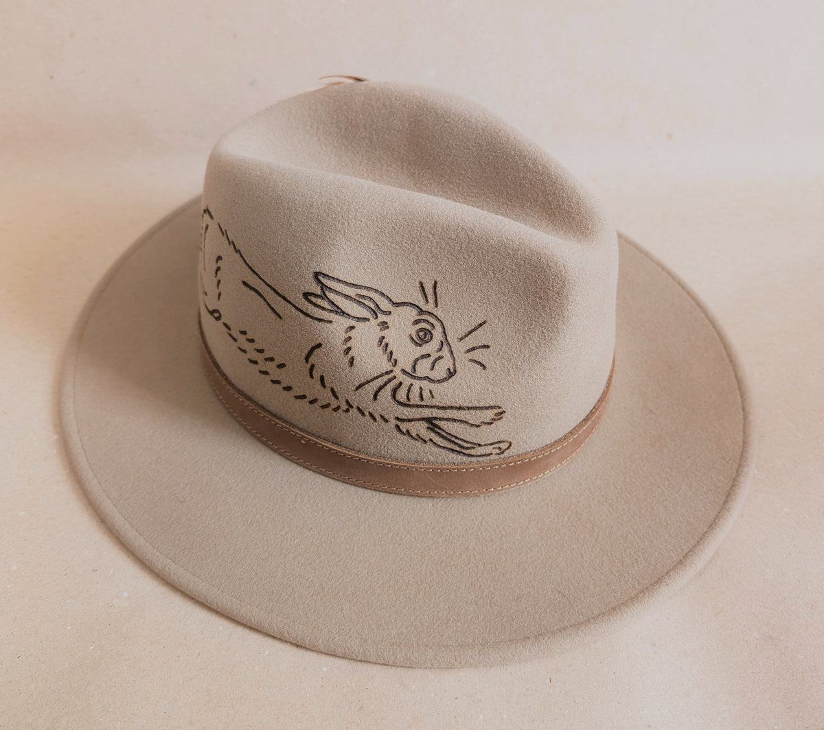 Hare Felt Hat (Ladies Size L)