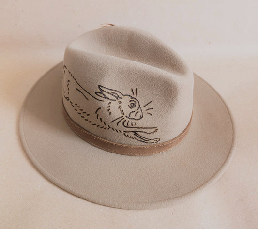Hare Felt Hat (Ladies Size L)