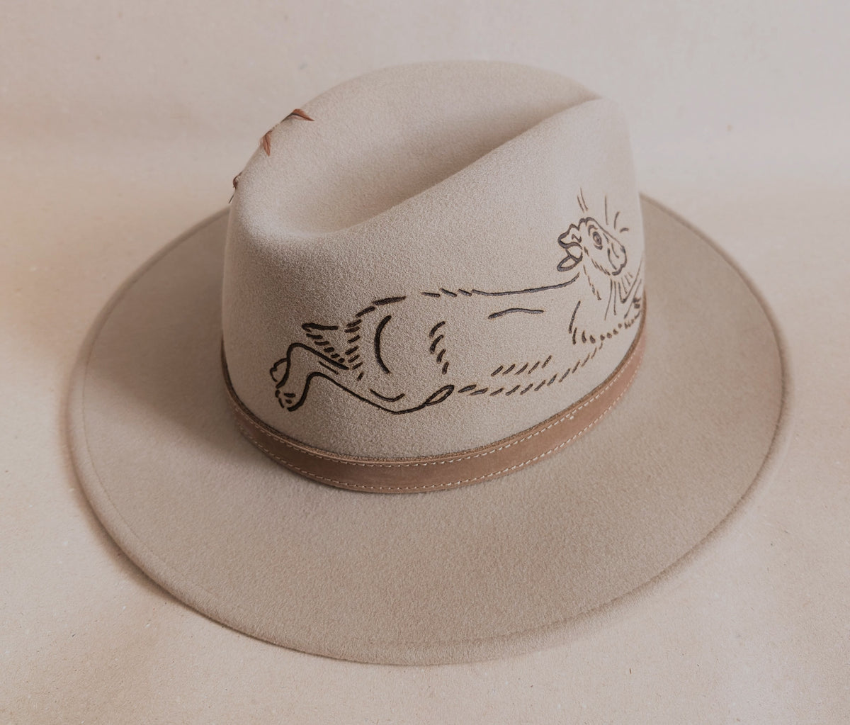 Hare Felt Hat (Ladies Size L)
