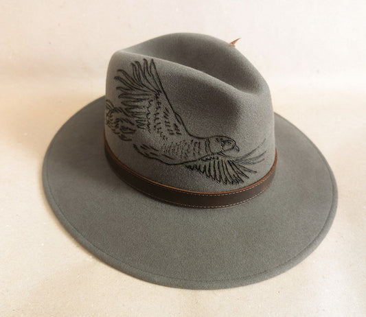 Pheasant Felt Hat (Ladies Size M)